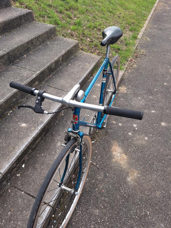 Potence De Vélo Route/fixie Uno - Plongeur, D22.2, Longueur 100mm, Argent, Pour Cintre 25.4