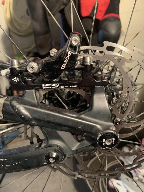 ADATTATORE PINZA SHIMANO POSTERIORE 203mm SMDBADT STAN/STAN - Foto 3