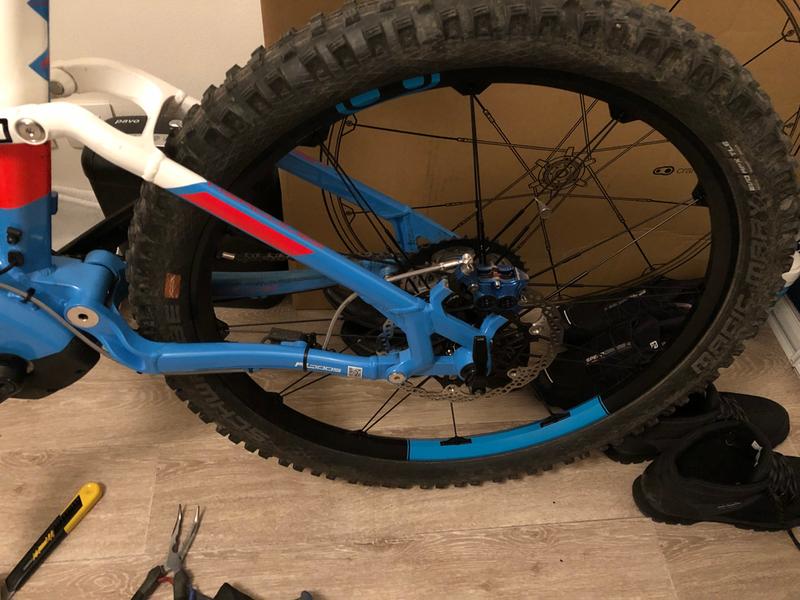 HOPE DISQUE DE Frein Vélo MTB Électrique Fr Disque 180mm 6 Boulon Flottant Bleu EUR 68,72 - FR