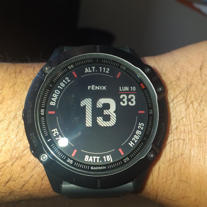 garmin fenix 6x pro black with black band