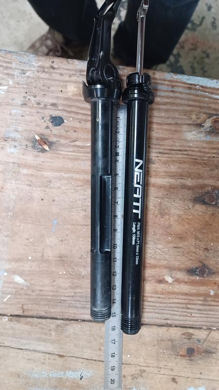 Trayne Forcella anteriore per bicicletta, a sgancio rapido, 15 mm x 100