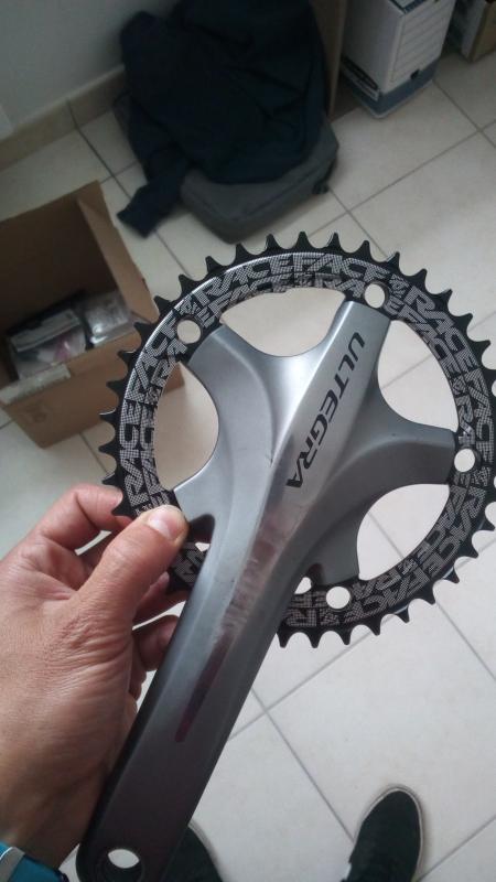 Plateau Race Face 38 Dents - Aluminium CNC Narrow Wide Noir