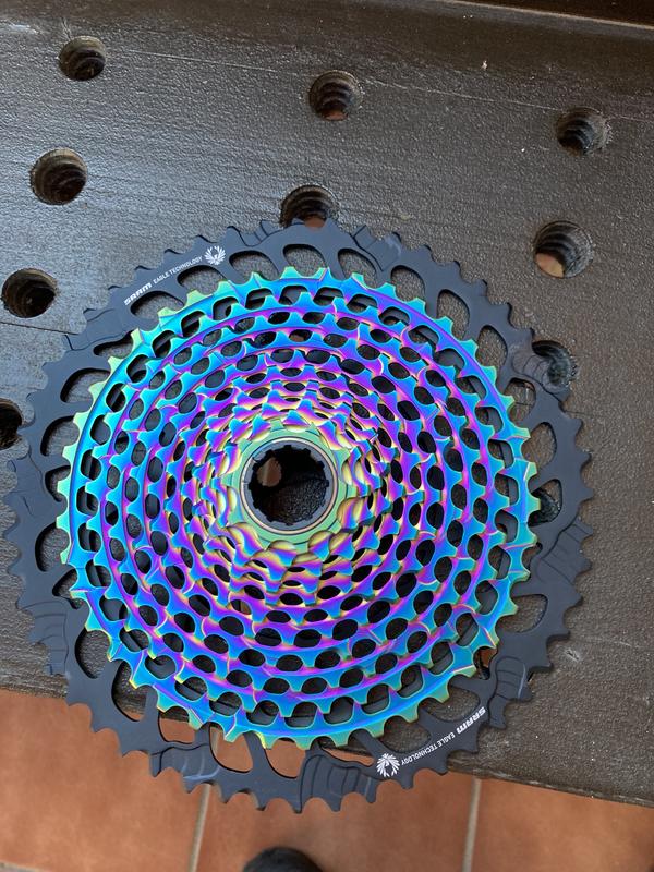 Cassette Sram XX1 Eagle XG-1299 10-52 Teeth 12V Rainbow Cassette Sram XX1 Eagle XG-1299 10-52 Teeth 12V Rainbow