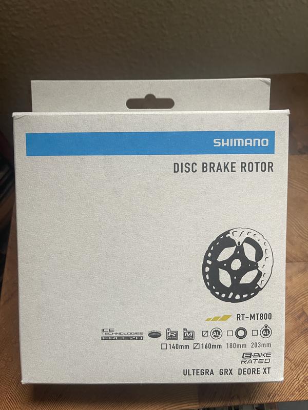 Disque De Frein VTT SHIMANO 140mm Center Lock Externe Rt Mt800 Ice Tech Freeza 4550170442194