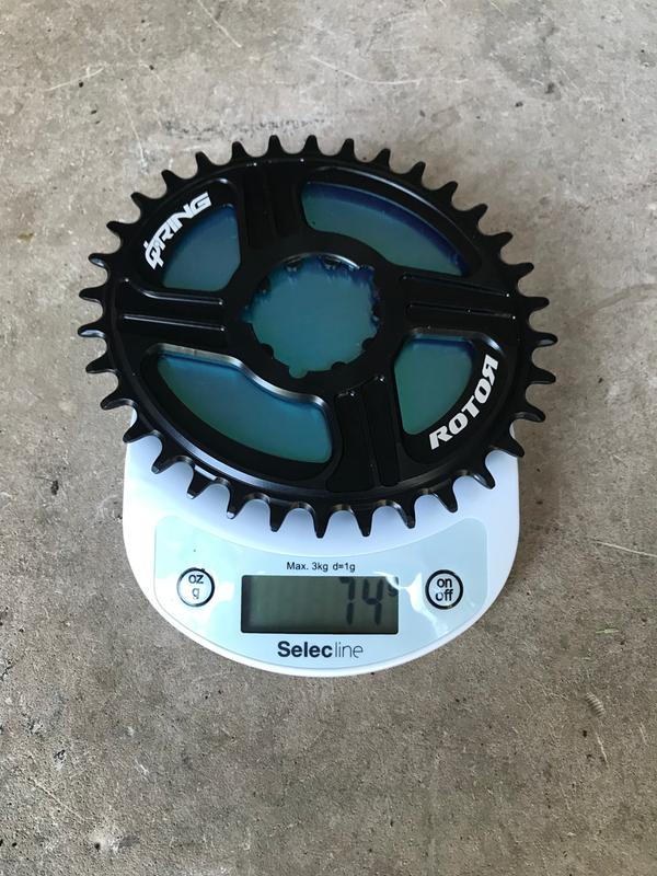 Rotor Q-Rings MTB Narrow Wide Chainring - Shimano 12-speed Direct Mount