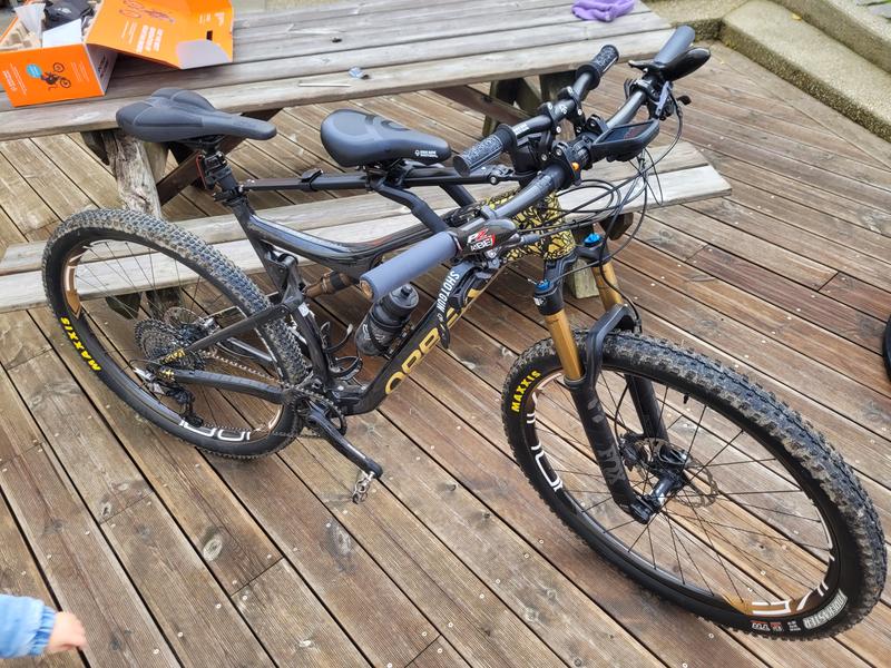 Shotgun Kinderfahrradsitz + Lenker Set – Für Mountainbikes, 2–5 Jahre, Bis 22 Kg