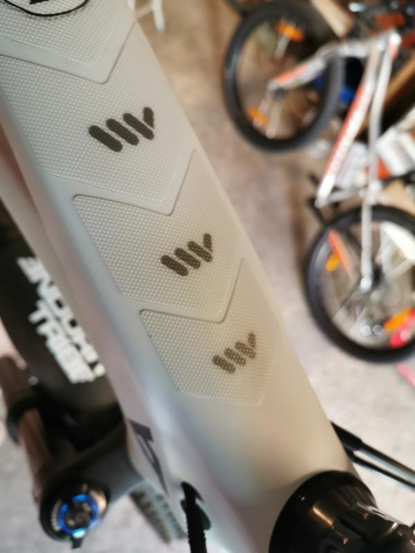 28 Pièces Set Velo Cadre Film Protecteur Autocollant MTB Avenir Jaune