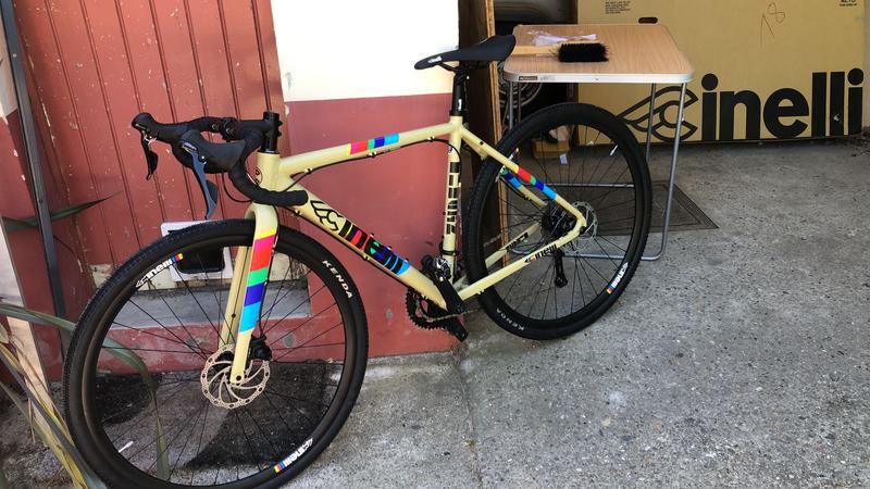 Gravel Bike Cinelli Zydeco Lala Shimano Sora 9V 700 mm Beige