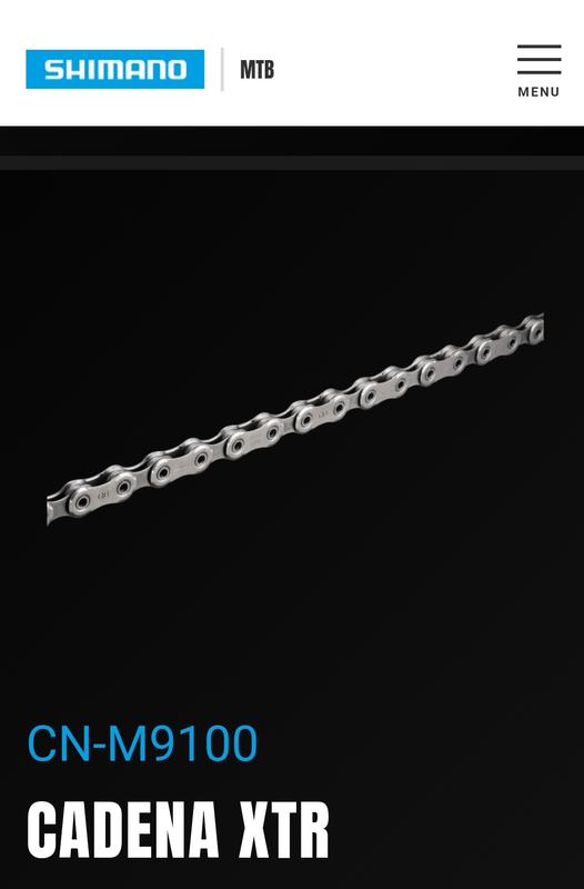 Shimano XTR CN-M9100 11/12V Chain With QuickLink Quick Release