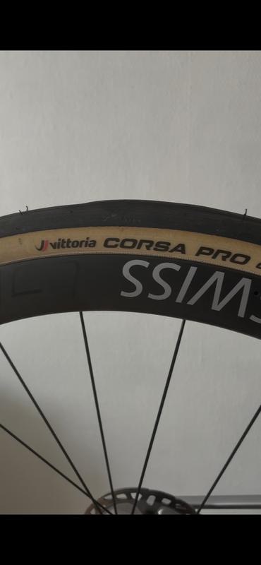 Pneu Vélo De Route Vittoria Corsa G2.0 - 700x28 Mm - Clincher Peau Noir/marron - Neuf