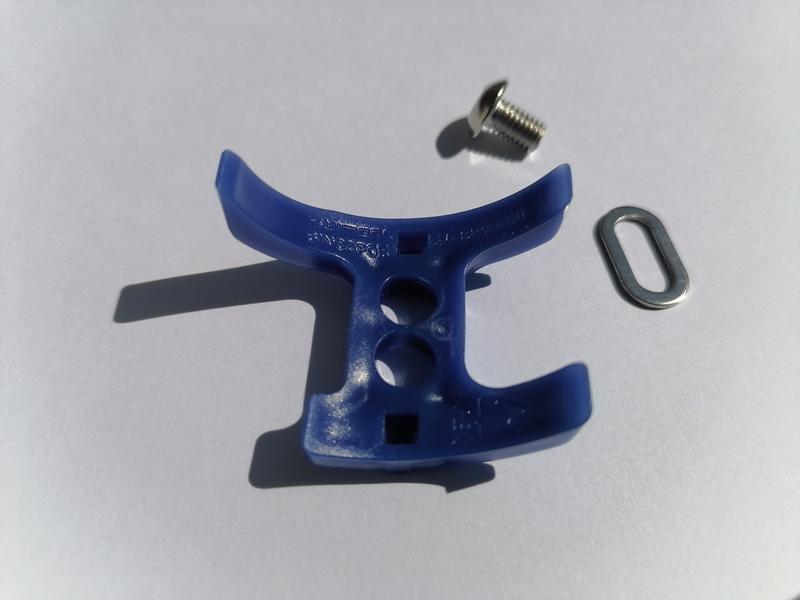 Shimano SM-SP18 Guide Câble Noir - Fixation Sous Pédalier à Vis, Taille Unique