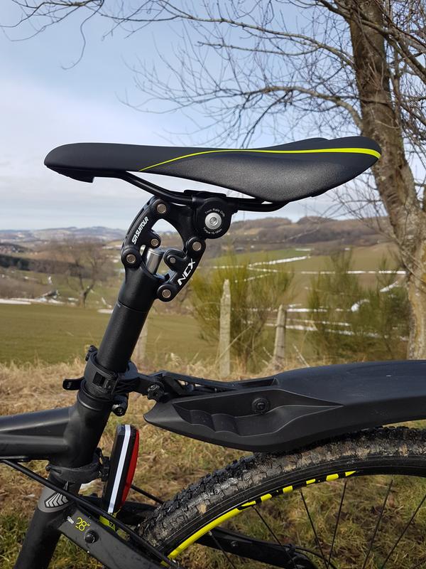 SR-SUNTOUR Tige de selle Suspendue SP12 NCX Noir