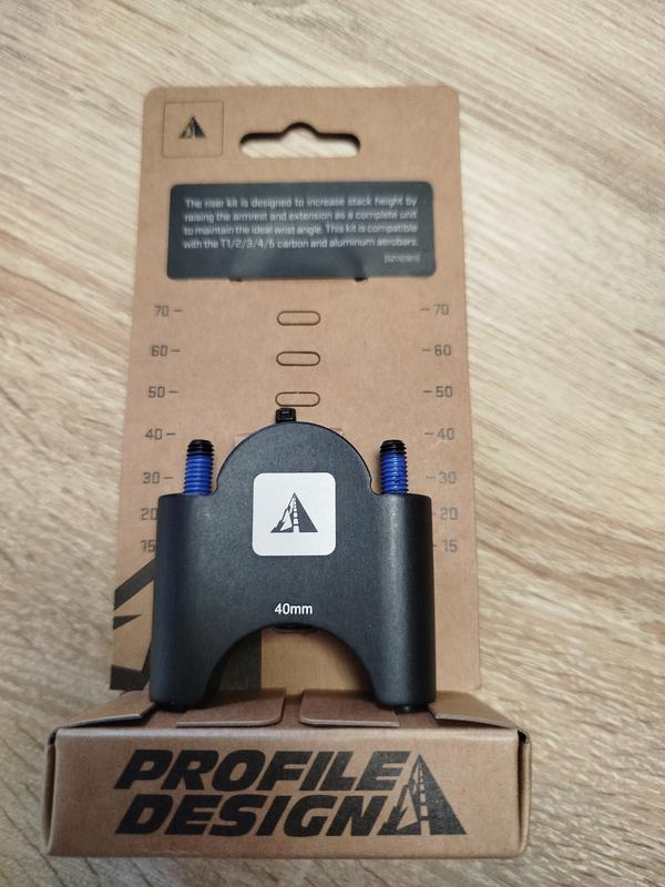 Profile Design Aerobar Bracket Riser-set, zwart, 50 mm