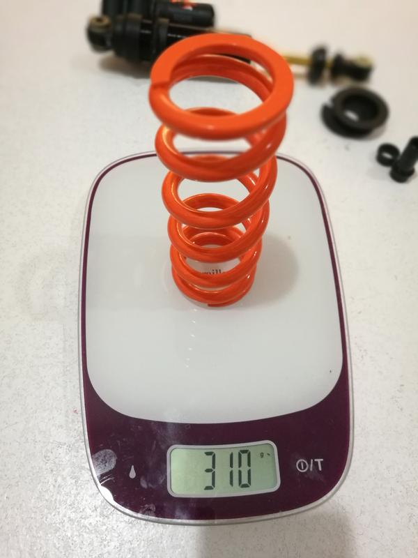 Ressort D'amortisseur Arrière FOX SLS - 550 Lb - Course 2.65" / 67 Mm - Orange - Neuf
