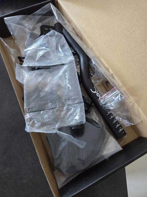Deda Parabolica Due Handlebar Extensions Aluminium 31.7 mm Black +
