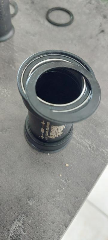Boîtier De Pédalier Press-Fit DUB PF92/PF86.5 – Alliage Alu Noir/argenté, Joint étanche Anti-poussière