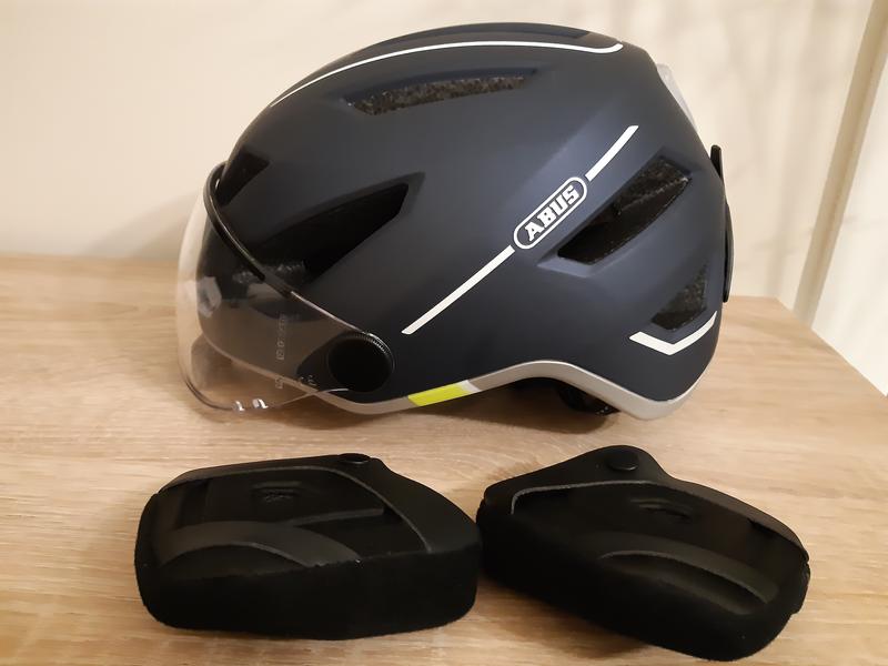Coussinets Rembourrés ABUS Pedelec 2.0 Noir L-XL - Remplacement Confortable Pour Casque Vélo