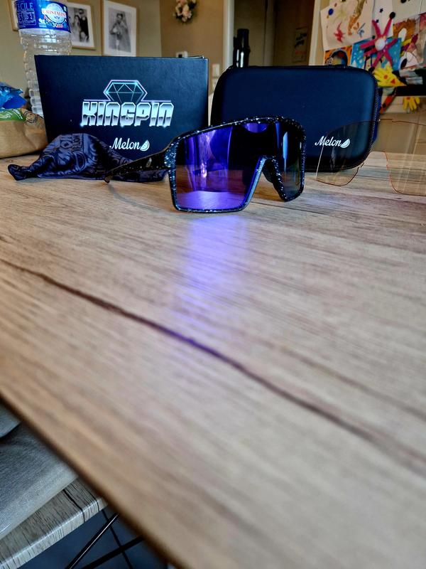 Melon Optics Kingpin Emerald/Black Red Chrome Alltricks.fr