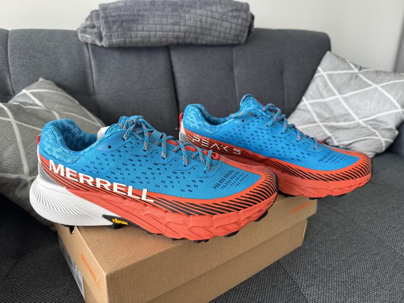 Merrell Agility Peak Women's Trail Shoes Orange/Light Green