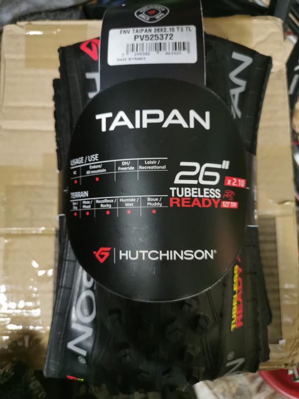 Pneu Pour Vtt Pn Taipan 27,5 X 2,10 Tlr Ts NOIR HUTCHINSON