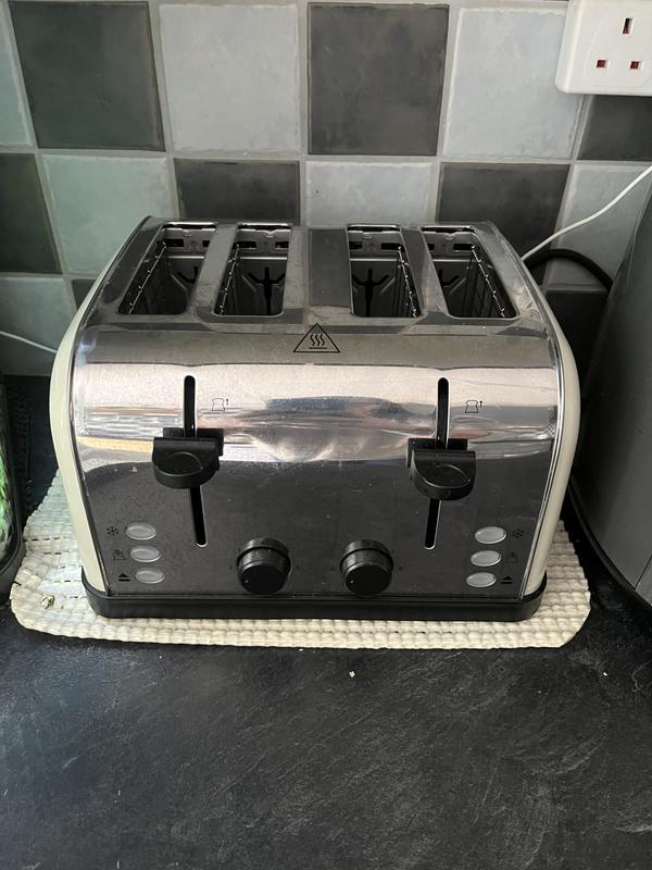 Buy Russell Hobbs Worcester 4 Slice Cream Toaster 28363