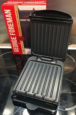 George Foreman 25800 Fit Grill - Small Health Grill Black