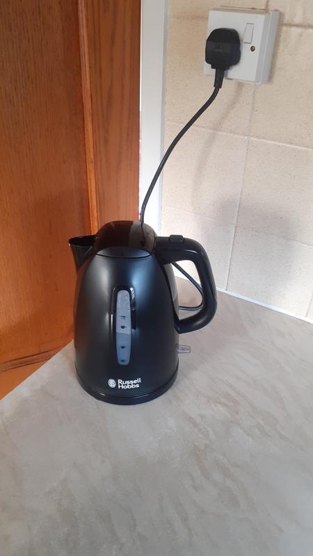 Buy Russell Hobbs Textures Black Plastic Kettle 21271