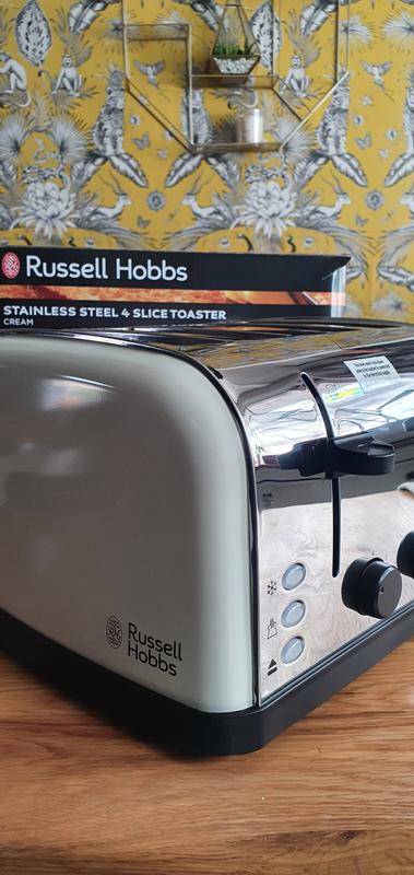 Buy Russell Hobbs Worcester 4 Slice Cream Toaster 28363