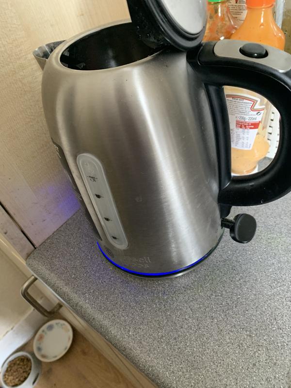 Russell Hobbs 20460 Buckingham Quiet Boil 1.7 L 3000 W Kettle Brushed  Stainless Steel Silver 220 VOLTS NOT FOR USA
