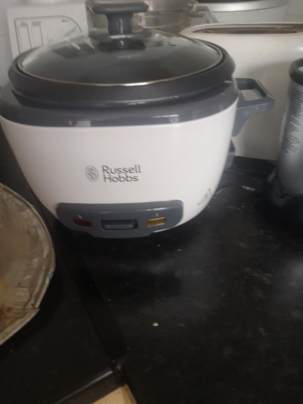 Russell Hobbs 27040 Large Rice Cooker - Up to 14 Servings with Steamer  Basket, M