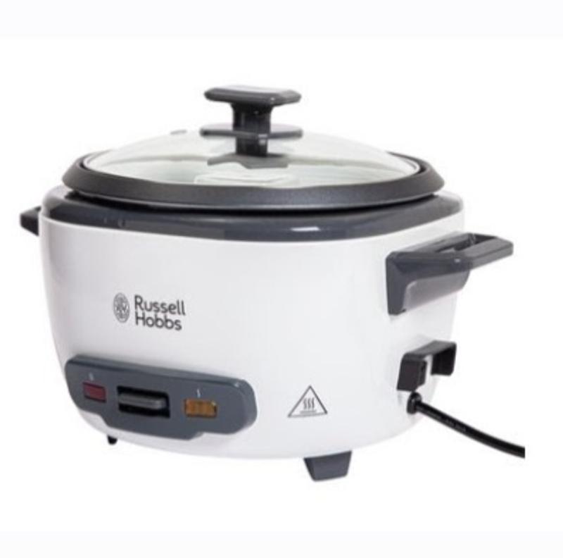 Russell Hobbs 27040 Large Rice Cooker - Up to 14 Servings with Steamer  Basket, M