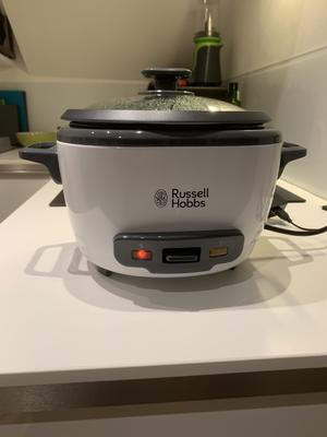 Russell Hobbs 27040 Large Rice Cooker - Up to 14 Servings with Steamer  Basket, M
