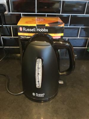 Buy Russell Hobbs Textures Black Plastic Kettle 21271