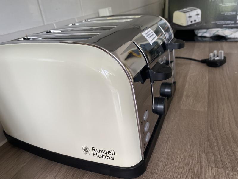 Buy Russell Hobbs Worcester 4 Slice Cream Toaster 28363