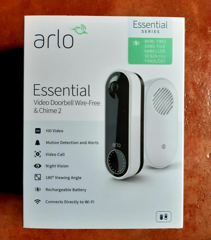 Arlo Essential Smart Video Doorbell Wirefree With Chime Cheapest