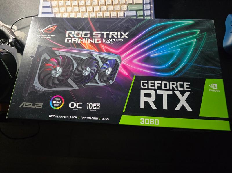 Відеокарта ROG Strix GeForce RTX 3080 (ROG-STRIX-RTX3080-O10G
