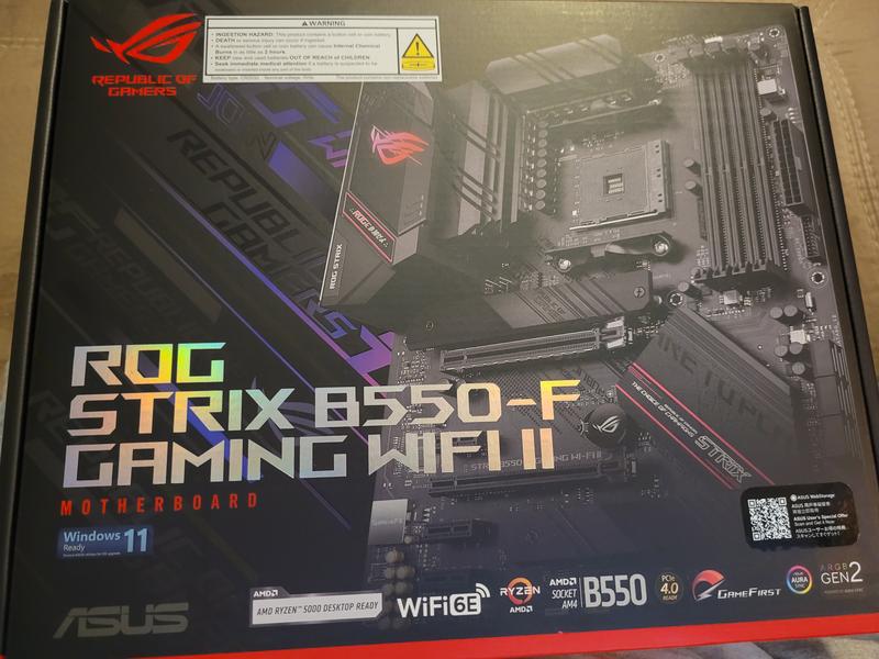 ROG STRIX B550-F GAMING WIFI II | Motherboards | ROG Singapore
