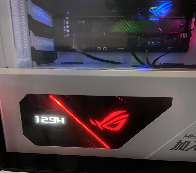 ASUS ROG Thor 850W Platinum II (850Watt, Fully Modular Power Supply, 80+  Platinum, Lambda A++ Certified, ROG heatsinks, 135mm PWM fan, 0dB Mode,  OLED Panel, Sleeved Cables, Aura Sync) 