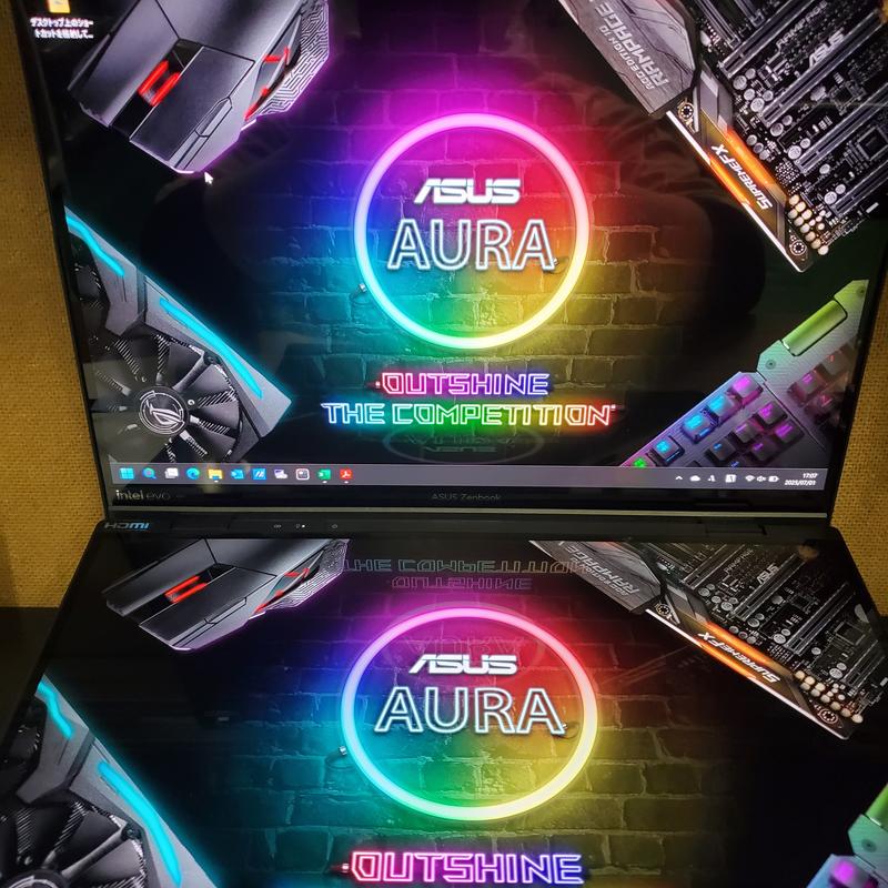 Windowsノート本体 Zenbook Duo 2024 UX8406MA ASUS Zenbook DUO UX8406MA UX8406MA-U9321WS [インクウェル