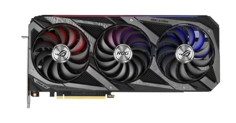 ROG-STRIX-RTX3070-O8G-GAMING ジャンク Placa de Vídeo Asus, ROG Strix, Geforce RTX 3070 OC, White Edition