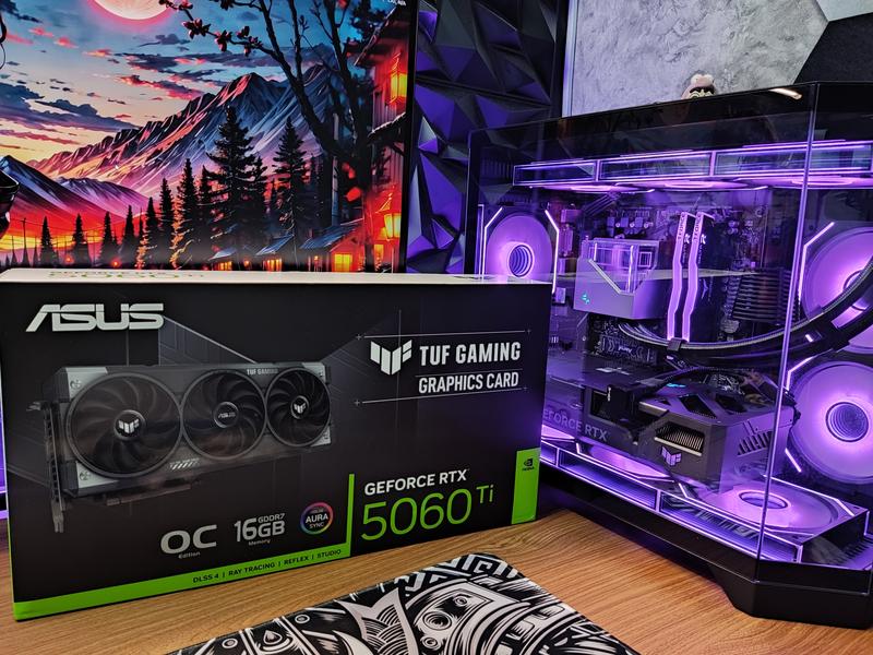 Scheda Video ASUS TUF Gaming NVIDIA GeForce RTX 5060 Ti 16 GB