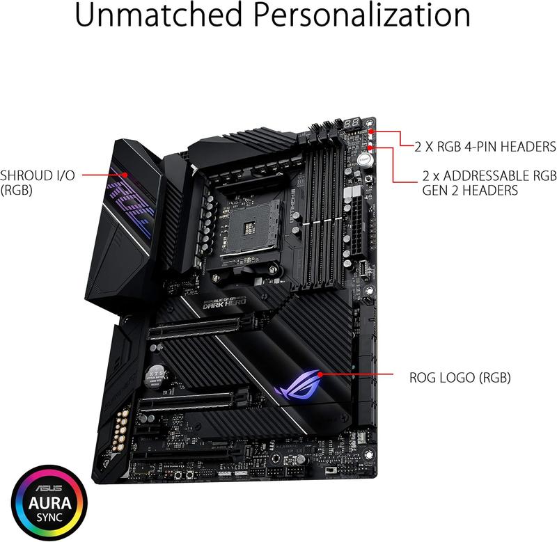 ROG Crosshair VIII Dark Hero | Gaming motherboards｜ROG