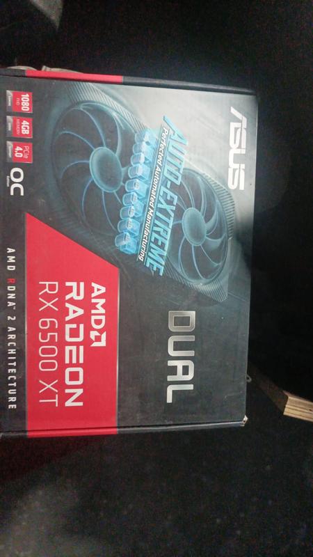 Placa de Vídeo ASUS Radeon RX 6500 XT Dual, OC, 4GB, GDDR6, FSR, Ray Tracing, DUAL-RX6500XT-O4G