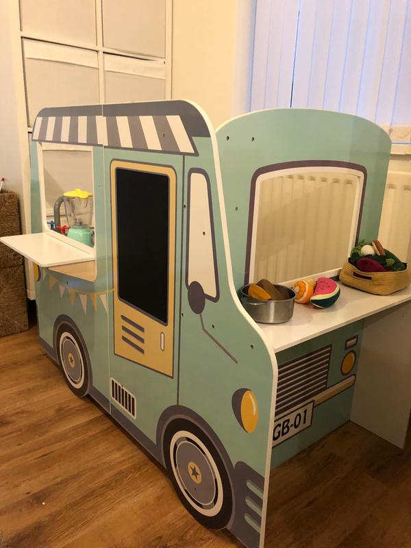 wooden food truck asda