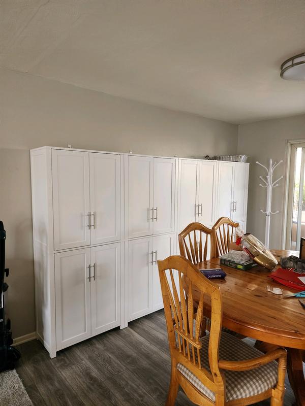 Look at the cabinet space I have now!!!!