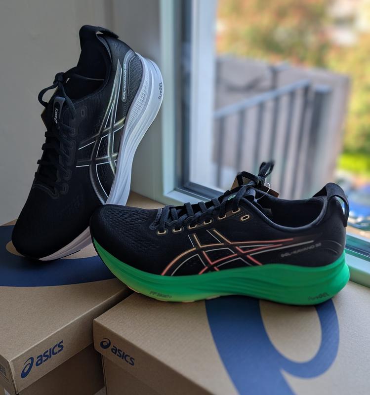 GEL-KAYANO 32 EXTRA WIDE | Men | BLACK/GRAPHITE GREY | Men's