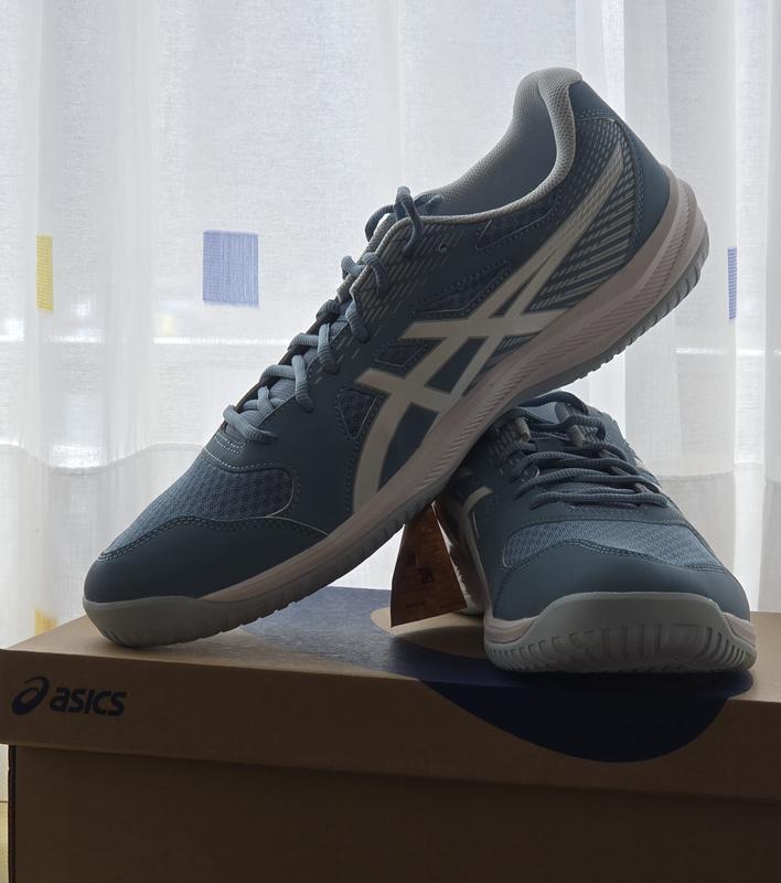 UPCOURT 6 | Men | WHITE/SABA BLUE | Men's Indoor Shoes | ASICS