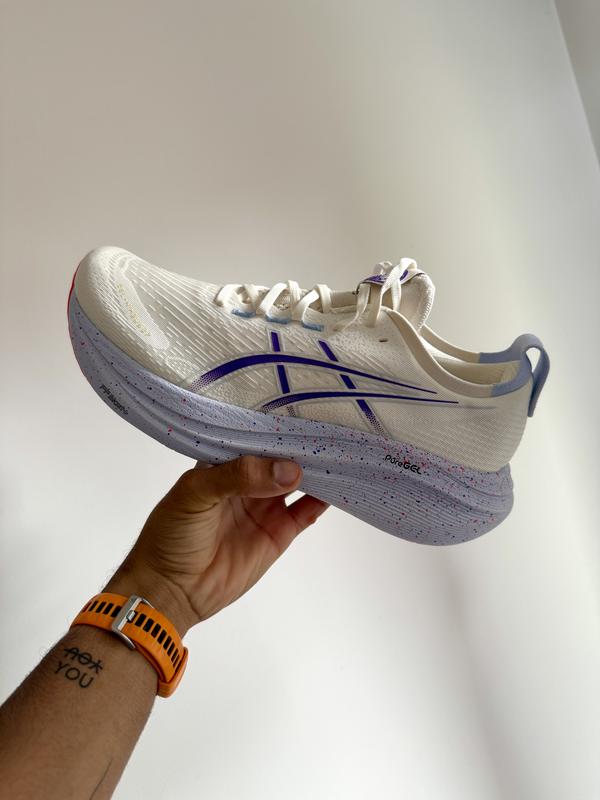 GEL-NIMBUS 27 TOKYO | Men | CREAM/EDO PURPLE | Men's Running Shoes