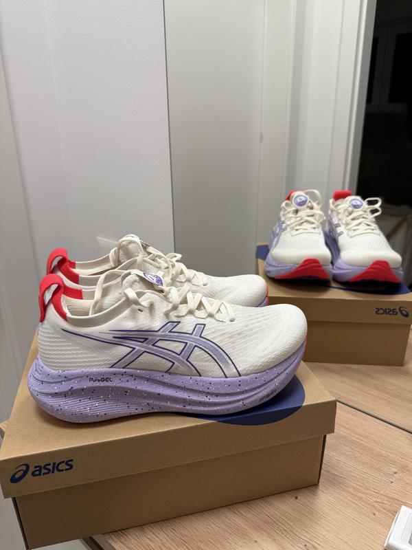 GEL-NIMBUS 27 TOKYO | Women | CREAM/EDO PURPLE | Women's Running