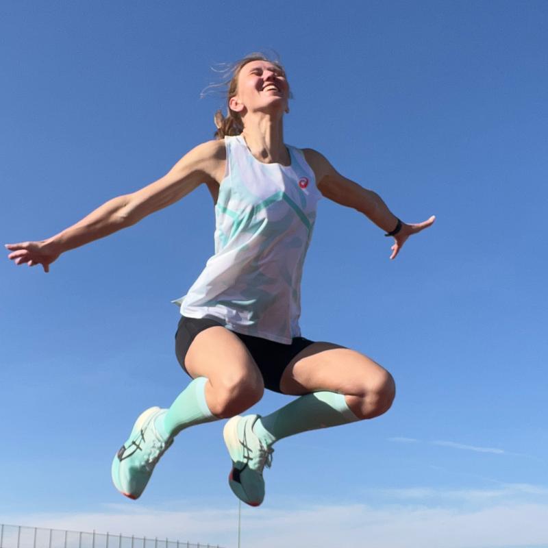 LIGHT KNIT SINGLET | Women | ATLANTIS BLUE | Women Tops | ASICS
